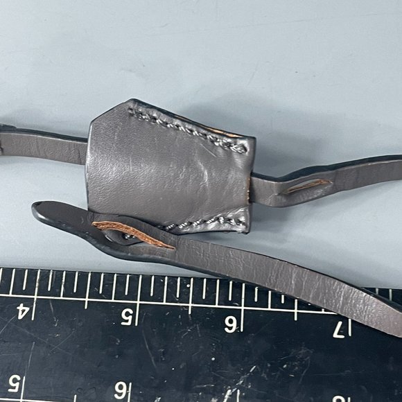 V 73 Gold-tone Lock with Gray Case and Hanging Strap - Picture 7 of 10